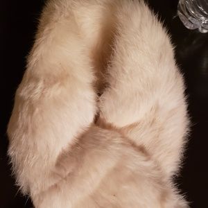 Rabbit fur scarf